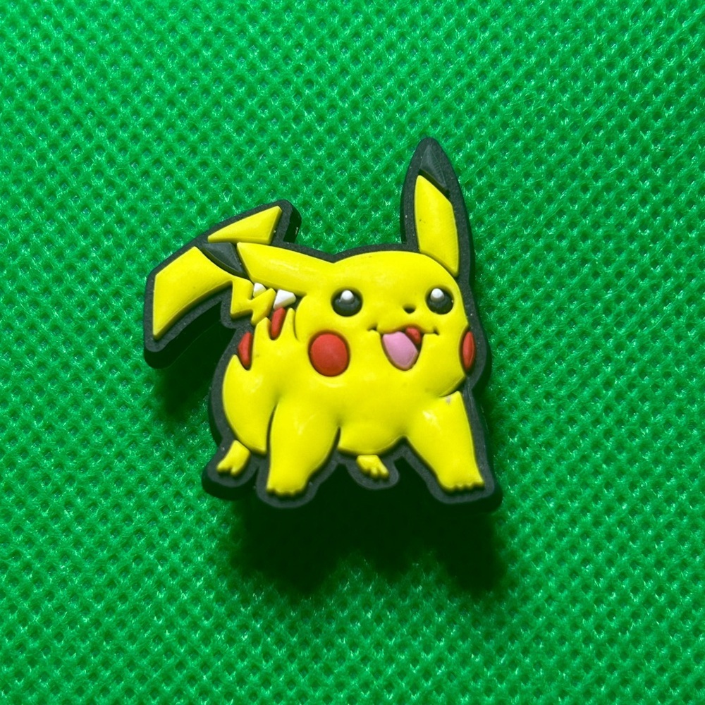 🌼 (5/$10 or 10/$15) NEW “Pokémon” Fun Croc Shoe Charm Collection Pikachu